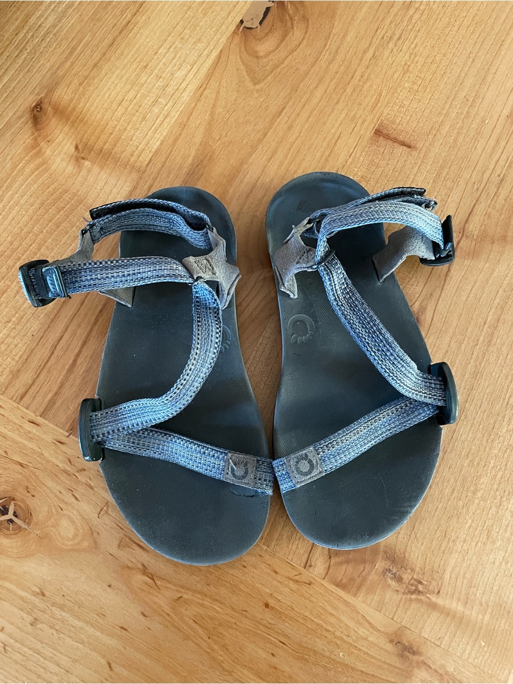 Xero Brand Adjustable Blue Kids Outdoor Sandals